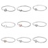 Panjia no LOGO spot hot selling snake chain bracelet DIY design heart-shaped bracelet circular crown full diamond snake bone chain