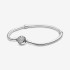 Panjia no LOGO spot bracelet shining blue button snake bone chain versatile light luxury niche bracelet DIY