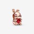 Logo free spot Panjia beads cute pink animal series DIY fashion charm bead accessories