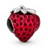 Pan Family's same product without logo, in stock, Apple Strawberry, trendy, loyal heart, red series beads, cat eye beads, new