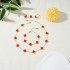 Cross border popular 13MM lucky five flower four leaf clover set jewelry bracelet versatile fashion necklace earring four piece set