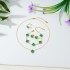 Cross border popular 13MM lucky five flower four leaf clover set jewelry bracelet versatile fashion necklace earring four piece set