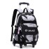 Natural Fish New Pull up Backpack Wholesale for High School and Primary School Students, Grades 2-6, Large Capacity Cross border Dual use Backpack