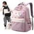 Natural Fish New Women's Backpack for Primary School Students, Reducing Burden, Fashionable Girls' Clear New Backpack Wholesale Sales