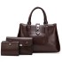 Cross border trend 2023 new multi piece set women's mother and child bag three piece set fashionable large capacity handbag wholesale