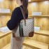 2024 Cross border Summer Luxury New Women's Bag Fashion Large Capacity Printed Single Shoulder Handbag Versatile Tote Bag