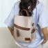 Cross border foreign trade backpack for women 2024 new fashionable large capacity travel backpack, simple and casual student backpack