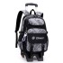 Natural Fish New Pull up Backpack Wholesale for High School and Primary School Students, Grades 2-6, Large Capacity Cross border Dual use Backpack