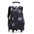 A dropshipping natural fish pull rod backpack with large capacity, fashionable backpacks for boys, girls, primary and secondary school students, cross-border bestseller