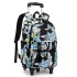 Natural Fish New Style 2nd to 6th Grade Stair Climbing Pull Rod Backpack Junior High School Boys Large Capacity Detachable One Piece Hair Collection