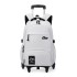 Student roll up backpack, children's roll up suitcase, elementary school backpack, junior high school backpack with wheels, roll up backpack, can climb stairs, large capacity