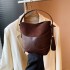 Cross border Foreign Trade 2024 New Women's Bag Retro Handheld Fashion Bucket Bag Single Shoulder Handbag Wholesale for Women