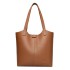 2025 new simple and atmospheric soft leather tote bag with large capacity for work and commuting, single shoulder crossbody small bag, cross-border women's bag