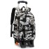 Natural Fish New Style 2nd to 6th Grade Stair Climbing Pull Rod Backpack Junior High School Boys Large Capacity Detachable One Piece Hair Collection