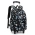 Natural Fish New Style 2nd to 6th Grade Stair Climbing Pull Rod Backpack Junior High School Boys Large Capacity Detachable One Piece Hair Collection