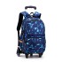 Natural Fish: One piece dropshipping for junior and senior high school students. Pull up backpack with multiple colors and six wheels for climbing stairs. Cross border backpack