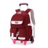 Natural backpack fish new lightweight pull rod backpack for primary school girls, large capacity for 3-6 grade middle school students