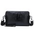 Cross border Foreign Trade 2024 New Wrist Bag Fashion Crocodile Pattern Men's Handbag Single Shoulder Cross Shoulder Small Square Bag Wholesale