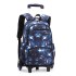 A dropshipping natural fish pull rod backpack with large capacity, fashionable backpacks for boys, girls, primary and secondary school students, cross-border bestseller