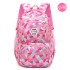 Korean version of high school backpack for girls, lightweight and breathable, suitable for third and fourth grade elementary school students and children aged 6-14, with large capacity