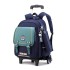 Natural Fish New British Style Pull up Backpack for Primary School Boys and Girls, Durable and Large Capacity, First to Sixth Grade Hair Collection