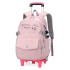 Natural Fish Cross border New Pull up Backpack for Primary School Students and Girls, Simple, Fashionable, Large Capacity, Anti Splashing, One Piece Hair Collection