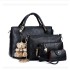 2023 Women's Bag New European and American Fashion Four piece Set Mother Bag Large Capacity Single Shoulder Handheld Crossbody Bag Manufacturer Wholesale