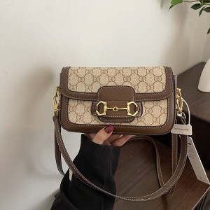 Small bag for women 2024 spring/summer new Korean version saddle bag temperament armpit bag women's high-end single shoulder diagonal cross bag