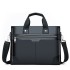 2023 new men's handbag, office bag, European and American men's business commuting handbag, single shoulder crossbody bag