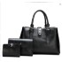 Cross border trend 2023 new multi piece set women's mother and child bag three piece set fashionable large capacity handbag wholesale