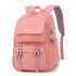 Natural fish backpack for girls, large capacity Korean version for elementary school students, 3-6 grade girls, lightweight spine protection, one piece hair replacement