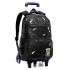 New Middle School Student Pull up Backpack Six Wheel Climbing Tower 3-6 Grade Boys 8-12 Year Old Primary School Student Backpack Wholesale