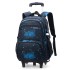 Natural Fish New Product Student Pull up Backpack Boys and Girls Climbing Stairs 3-6 Grades Primary School Students Reduce Burden, Lightweight Hair Replacement