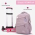 Natural Fish One Piece dropshipping for middle school students, six wheeled climbing ladder, pull rod backpack for primary school students, large capacity backpack for cross-border special