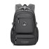 Natural Fish new junior high school backpack with large capacity and multiple compartments, pressure reducing and waterproof men's high school and university backpacks