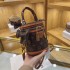 Advanced bucket bag 2024 new cylindrical crossbody bag with niche design, popular high-end and stylish handheld bucket bag