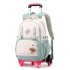 Natural Fish New Lightweight Pull up Backpack Primary School Girls' Large Capacity Backpack 3-6 Grade Middle School Students' Backpack