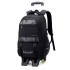 Natural fish large capacity pull rod backpack for 3-6 grade primary and secondary school students, dual-use backpack for junior high school stair climbing backpack