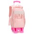 New product of Natural Fish: Pull up bag for elementary school students aged 8-12, detachable large capacity backpack for girls, cross-border dropshipping