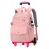 Natural Fish Cross border New Pull up Backpack for Primary School Students and Girls, Simple, Fashionable, Large Capacity, Anti Splashing, One Piece Hair Collection