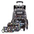 Natural Fish Elementary School Children Third to Sixth Grades Pull up Book Large Capacity Bag Ultra Light Backpack Wholesale