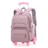 Natural Fish One Piece dropshipping for elementary school students, six wheeled climbing ladder, pull rod backpack, high school large capacity backpack, cross-border