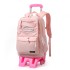 Natural Fish Cross border New Pull up Backpack for Primary School Students, Male and Female, Grades 2-6, Large Capacity Detachable Backpack