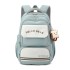 New Nature Fish backpack for college girls, large capacity for middle and high school students, backpack for elementary school students in grades 3-6, splash proof