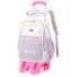 Natural Fish New Pull up Backpack for Children 3-6 Grades Primary School Students Large Capacity Junior High School Students Dual Use Backpack