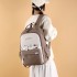 Minimally designed backpack for female junior high school students with high appearance and cute elementary school students. High capacity lightweight backpack for middle school students