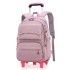 Natural Fish One Piece dropshipping for elementary school students, six wheeled climbing ladder, pull rod backpack, high school large capacity backpack, cross-border