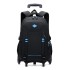 A new product of dropshipping natural fish, a pull rod backpack for junior high school students and boys, with a large capacity that can print logos across borders