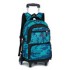 Primary school students' six wheeled stair climbing backpack, boys' middle school students' drag bar backpack, backpack, detachable and dual-use