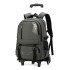 Natural Fish 2023 Summer New Pull up Backpack Detachable for Male Middle and High School Students, Large Capacity One Piece Hair Replacement, Six Wheels